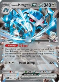 Steven's Metagross ex - 145/182 - Double Rare - Inglés