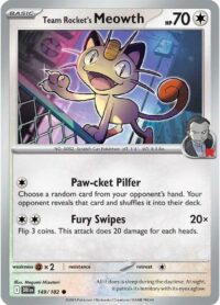 Team Rocket's Meowth - 149/182 - Common - Inglés