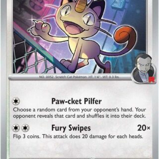 Team Rocket's Meowth - 149/182 - Common - Inglés