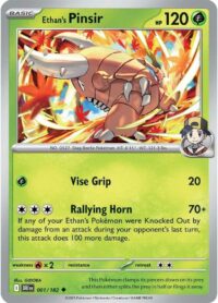 Ethan's Pinsir - 001/182 - Uncommon - Inglés