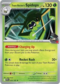 Team Rocket's Spidops - 020/182 - Holo Rare - Inglés
