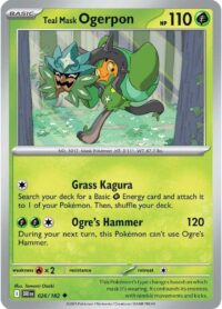 Teal Mask Ogerpon - 026/182 - Uncommon - Inglés