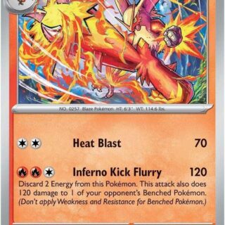 Blaziken - 042/182 - Holo Rare - Inglés