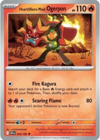 Hearthflame Mask Ogerpon - 044/182 - Uncommon - Inglés