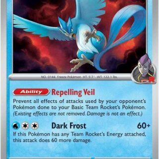 Team Rocket's Articuno - 051/182 - Holo Rare - Inglés