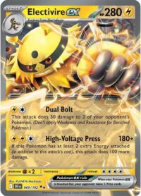 Electivire ex - 069/182 - Double Rare - Inglés