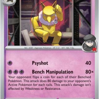 Team Rocket's Hypno - 080/182 - Uncommon - Inglés