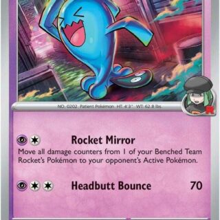 Team Rocket's Wobbuffet - 082/182 - Holo Rare - Inglés
