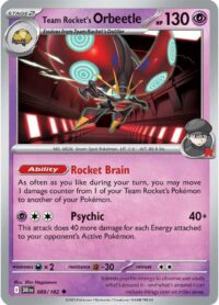 Team Rocket's Orbeetle - 089/182 - Uncommon - Inglés