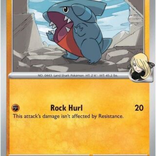 Cynthia's Gible - 102/182 - Common - Inglés