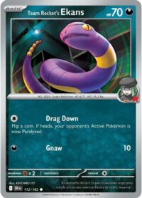 Team Rocket's Ekans - 112/182 - Common - Inglés