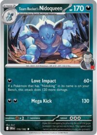 Team Rocket's Nidoqueen - 116/182 - Uncommon - Inglés