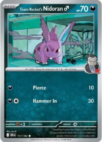 Team Rocket's Nidorand - 117/182 - Common - Inglés