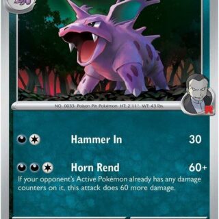 Team Rocket's Nidorino - 118/182 - Common - Inglés