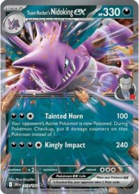 Team Rocket's Nidoking ex - 119/182 - Double Rare - Inglés