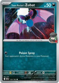 Team Rocket's Zubat - 120/182 - Common - Inglés