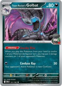 Team Rocket's Golbat - 121/182 - Uncommon - Inglés