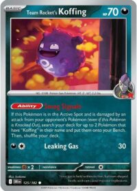 Team Rocket's Koffing - 125/182 - Common - Inglés