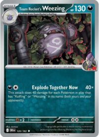 Team Rocket's Weezing - 126/182 - Uncommon - Inglés