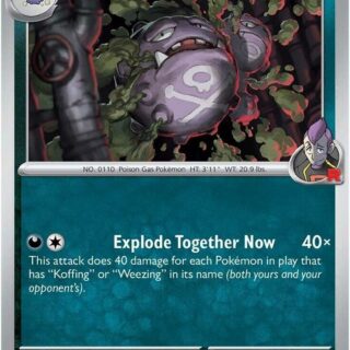 Team Rocket's Weezing - 126/182 - Uncommon - Inglés