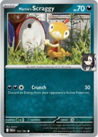 Marnie's Scraggy - 132/182 - Common - Inglés