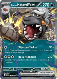 Arven's Mabosstiff ex - 139/182 - Double Rare - Inglés