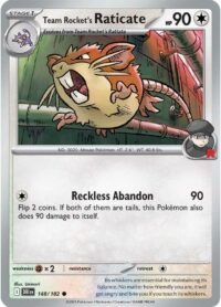Team Rocket's Raticate - 148/182 - Common - Inglés