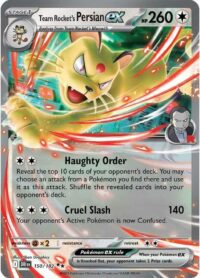 Team Rocket's Persian ex - 150/182 - Double Rare - Inglés