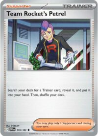 Team Rocket's Petrel - 176/182 - Uncommon Holo Reverse - Inglés