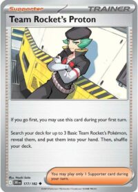 Team Rocket's Proton  - 177/182 - Uncommon - Inglés