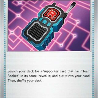 Team Rocket's Transceiver - 178/182 - Uncommon - Inglés