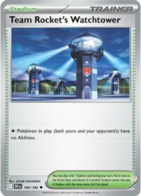 Team Rocket's Watchtower - 180/182 - Uncommon Holo Reverse - Inglés