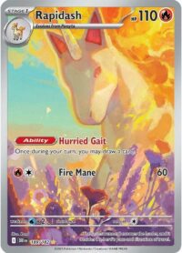 Rapidash - 189/182 - Illustration Rare - Inglés