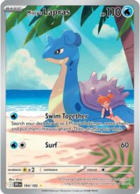 Misty's Lapras - 194/182 - Illustration Rare - Inglés