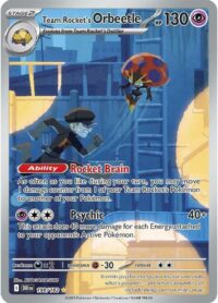 Team Rocket's Orbeetle - 198/182 - Illustration Rare - Inglés