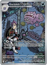 Team Rocket's Weezing - 199/182 - Illustration Rare - Inglés