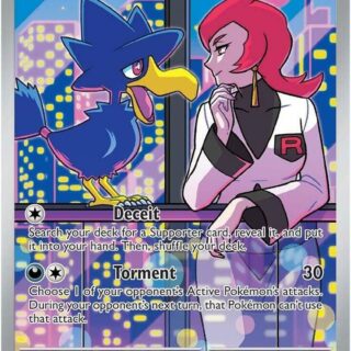 Team Rocket's Murkrow - 200/182 - Illustration Rare - Inglés