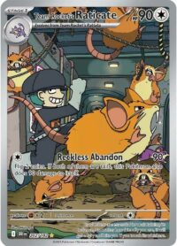 Team Rocket's Raticate - 202/182 - Illustration Rare - Inglés