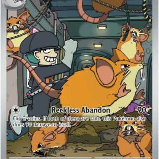 Team Rocket's Raticate - 202/182 - Illustration Rare - Inglés