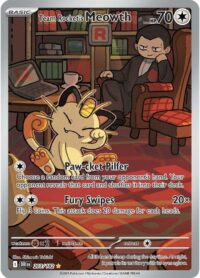 Team Rocket's Meowth - 203/182 - Illustration Rare - Inglés