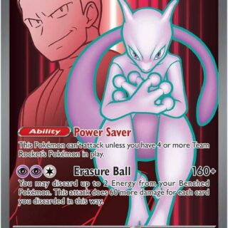 Team Rocket's Mewtwo ex - 213/182 - Ultra Rare - Inglés