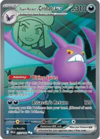 Team Rocket's Crobat ex - 217/182 - Ultra Rare - Inglés