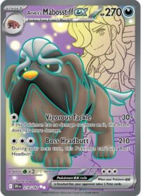Arven's Mabosstiff ex - 218/182 - Ultra Rare - Inglés