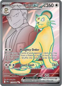 Team Rocket's Persian ex - 219/182 - Ultra Rare - Inglés