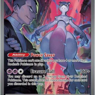 Team Rocket's Mewtwo ex - 231/182 - Special Illustration Rare - Inglés