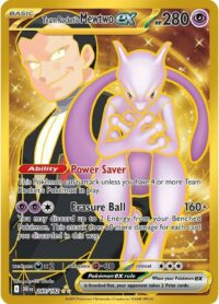 Team Rocket's Mewtwo ex - 240/182 - Hyper Rare - Inglés