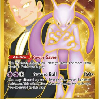 Team Rocket's Mewtwo ex - 240/182 - Hyper Rare - Inglés