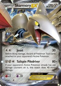 Skarmory EX - 80/146 - Ultra Rare - Inglés