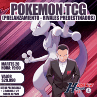 Pre Release Pokemon [Destined Rivals] (Martes 20 de Mayo, 19:00 horas)