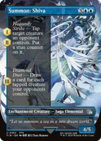 Summon: Shiva (Borderless) - Uncommon - #362 - Inglés (FF)